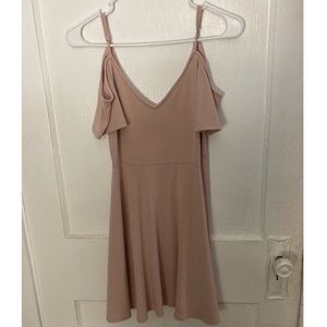 Lulus Size M Light Pink Off-Shoulder Dress